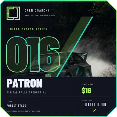 Omarchy Class 016 Patron
